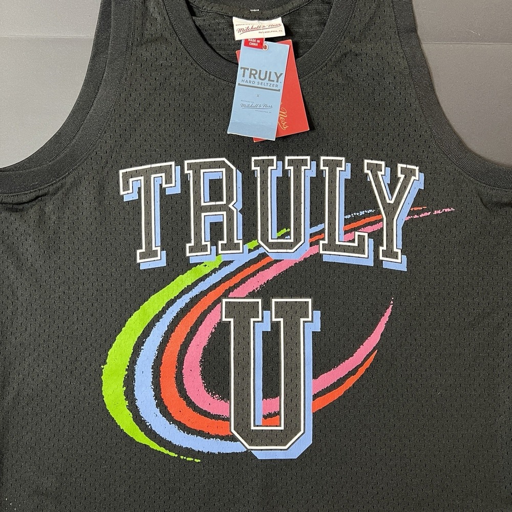 Mitchell‎ And Ness Truly 22' Jersey Men's L Black Basketball NWT Retail $140